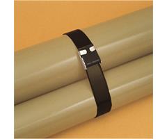 AE435G Band-It LBNT-F1015E025-A900 PPA-Coated SS316 Band 15,9 x 0,75 mm Stainless Steel SS316 (5/8&quot;) 25 m Tote